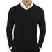 Loom New Cross-Border European And American Autumn Winter V-Neck Sweater Men's Knitted Top Solid Color Foreign Trade_viptrois.com