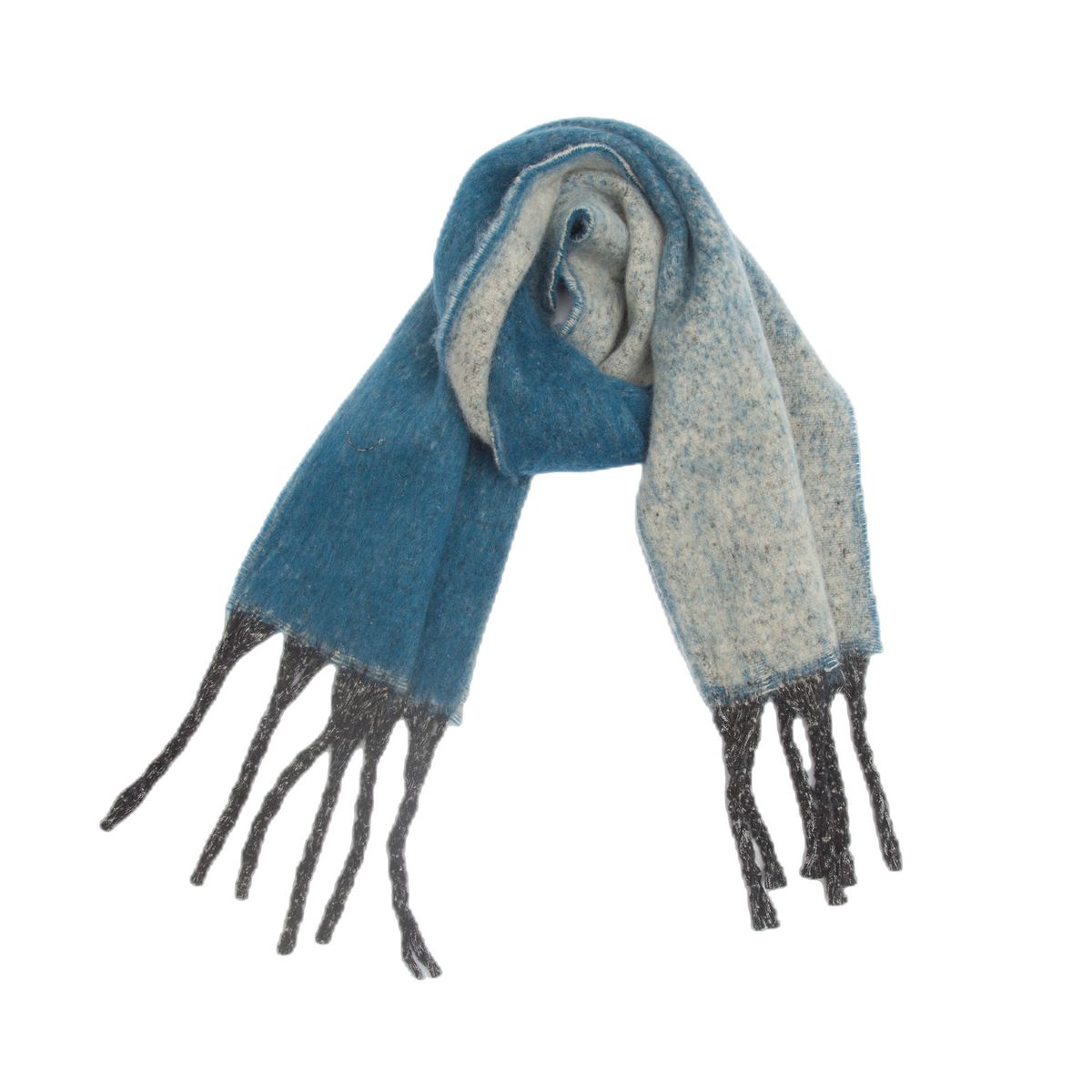 Unisex Shawl Winter thick-necked scarf with coarse fringes_viptrois.com