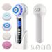 Face Scrubber Exfoliator, Rechargeable Facial Cleansing Brush, 3 In 1 Blackhead Remover Vacuum For Exfoliating, Massaging And Deep Pore Cleansing_viptrois.com