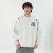 Ethnic Style Contrast Color Embroidered Heavyweight Crewneck Sweatshirt Men's Autumn Fashion Loose Fit Pullover Top_viptrois.com