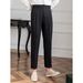 Men's Gurkha High Waist Trousers Gentleman's Suit Petty Casual Straight Trousers Versatile Fashion Drape Commuting_viptrois.com