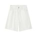 Nirben Denim Men's Summer Clean Fit Straight Leg Denim Shorts Loose Wide Leg Pants Five Point Trendy_viptrois.com