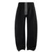 Men's Heavyweight Fleece-Lined Jogger Pants - Oversized Streetwear Sweatpants With Curved Hem, No Logo Minimalist Design For Winter (8 Colors)_viptrois.com