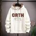 Retro Hoodie – Oversized Streetwear With Minimalist Print & Kangaroo Pocket (4 Colors)_viptrois.com