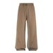 Raw-Hem Distressed Cotton Pants – Oversized Straight-Leg Trousers With Vintage Wash (430GSM, Unisex, S-XXL, American Workwear Revival)_viptrois.com