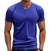Men's New Loose-fitting T-shirt Stretchy Quick-drying Breathable Sports Retro Short-sleeved Tops_viptrois.com