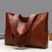 Women's Tote Bag Large Capacity Big Bag Women's Handbag Soft Leather Women's Bag Leather Shoulder Bag_viptrois.com