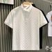 Men's Clothing Lapel Short Sleeved Polo Shirt Men's Summer T Shirt Version Slim Trend New All Match T Shirt Top_viptrois.com
