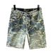 Men's Clothing Summer New High Street Fashion Brand Colorful Jacquard Shorts Men's Denim Shorts Loose Straight Pants Men_viptrois.com