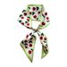 Fresh Green Floral White-Enhancing Silk For Women New Long Strip Hair Tie Decorative Small Neck Scarf_viptrois.com