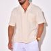 Men's Clothing Summer Knitted Short Sleeved Boys' Loose T Shirts Wholesale Street Fashion Brand Casual Tops For Men_viptrois.com