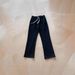 Men's Clothing American Simple Cleanfit Solid Color Micro Flared Splicing Scimitar Version Loose Sweatpants Drawstring Sweatpants_viptrois.com