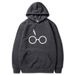 2025 New Trendy Brand Glasses Printed Hooded Fleece Unisex Sports Sweatshirt_viptrois.com