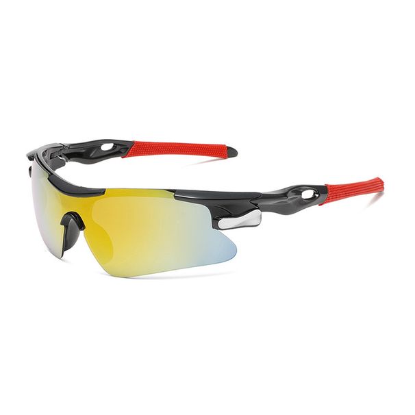 Half Frame Sports Sunglasses Motorcycle Bicycle Windproof UV PC Men And Women Sunglasses_viptrois.com