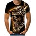 New Skull 3D Digital Printed Men's Round Neck T-shirt_viptrois.com