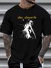 the Church Band T Shirt Punk Comfortable Casual Soft Designer Clothes Unisex Summer Versatile Stylish Streetwear Homme Slightly Graphic_viptrois.com