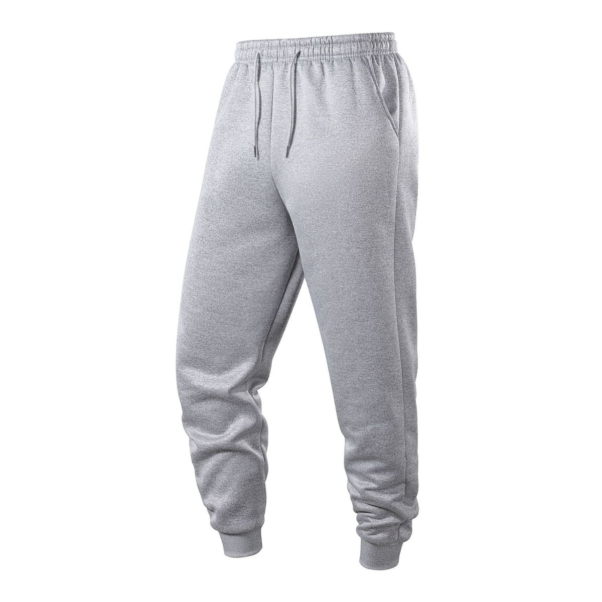 Men's Winter Jogger Pants – Thickened Polyester Sweatpants With Adjustable Drawstring (EU XS-XXXL, Relaxed Fit, Micro-Stretch)_viptrois.com