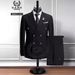 Men's Clothing Large Size Double Breasted Suit Men's Wedding Dress Groomsmen Suit Two Piece Suit_viptrois.com