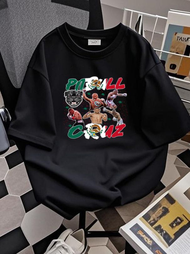 Isaac Pitbull Cruz New 2024 Boxing T-Shirt Best Gift For Fans Full Size S-4XL Breathable Soft Top For Everyday Wear Homme Fashion Slightly Casual_viptrois.com