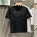 Men's Clothing Summer New Slim Round Neck Short Sleeved T Shirt Casual Hot Diamond Full Of Stars Half Sleeved Trendy Shirt_viptrois.com