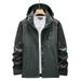 Men's Clothing Jacket Breathable Thin Outdoor Mountaineering Suit Large Size Team Printing Work Clothes_viptrois.com