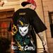 style T-shirt Men Ins Trendy Brand Loose Lovers Half Summer Fat Oversize China-Chic Large Short Sleeve_viptrois.com