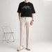 Men's Clothing Small Suit Trousers Men's Drape Nine Point Trousers Business Casual Trendy British Straight Loose Suit Trousers_viptrois.com