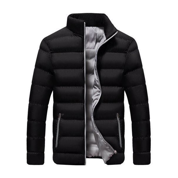 Men's 2025 Jacket, Running Volume, Men's Outerwear, Winter New Item, Stand Up Collar, Down Cotton Jacket_viptrois.com
