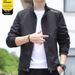 Men's Clothes Jacket New Trendy Brand Bomber Jacket Stand-up Collar Men's Clothing Spring Clothes_viptrois.com