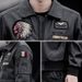Men's Clothing leather clothing personality lapel embroidery motorcycle clothing leisure trend leather jacket_viptrois.com