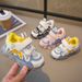 Children's 2023 spring and summer new light-on shoes fashion casual mesh boys and girls soft bottom with light baby sneaker_viptrois.com