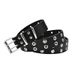 2024 New Punk Women's Double Row Casual Jeans with Fashion Decoration Eye Belt for Women_viptrois.com