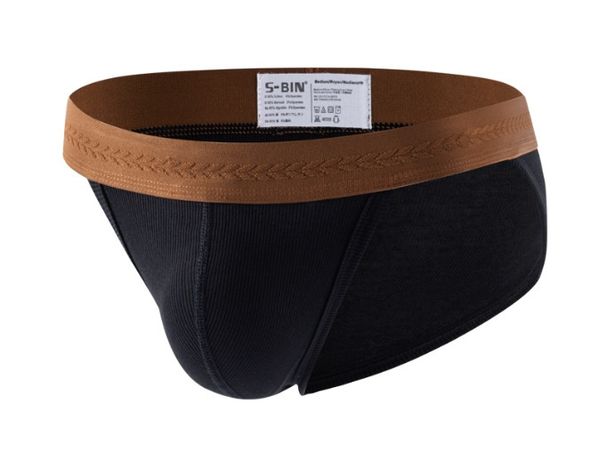 Pulse Men's Underwear Breathable High-Slit Briefs Comfortable All-Season Youth Large Pouch Underpants Slim Fit Trendy Brand_viptrois.com