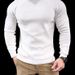 Men's Clothing Round Neck Sweater Heavy Knitted Tops Heavyweight Knit Sweater Slim Fit Round Neck Pullover Casual Long Sleeve Top For Teens & Adults_viptrois.com