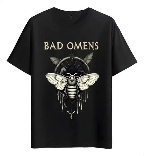 Tshirt Muscle Freaks Moth Bad Omens Estilo Goth 2026 Death Metal_viptrois.com
