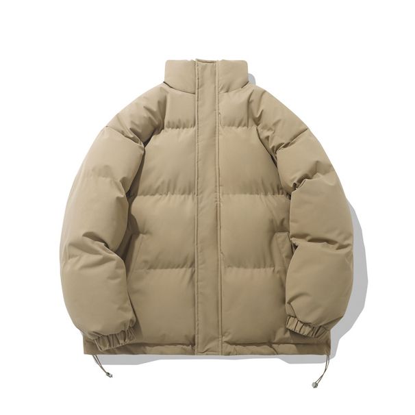 Padded Clothes Men's And Women's Loose Stand-up Collar Padded Jacket Thickened Padded Clothes Couple Jacket Men's_viptrois.com