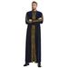 Men's Clothing Factory ready stock Middle Eastern Muslim men's gold velvet embroidered robe, TH825, hot sale_viptrois.com