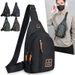Men’s Bags Multi Layer Chest Bag Men's NewStyle All Match Chest Small Shoulder Bag Waterproof Wear Resistant Oxford Cloth Small Shoulder Messenger Bag_viptrois.com