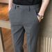 Pulse Men's Suit Pants Spring Autumn Formal New Business European American Slim Fit Solid Color Casual Trousers Wholesale_viptrois.com