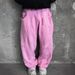 Europe, America 2026 Autumn And Winter New Retro Straight Tube Old Pocket Loose Casual Sweatpants Men_viptrois.com