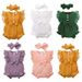 Ins Infant Girl Baby Candy Color Lace Package Fart Romper Princess Dress Jumpsuit Headband_viptrois.com