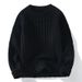 Knitted Sweater Lazy Style Loose Twist Knitted Sweater Men's Casual Korean Version Versatile_viptrois.com