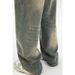 Men's Clothing Split Design Distressed Washed Jeans For Men Spring Style American Trendy Brand Loose Retro Slim Slightly Wide Trousers_viptrois.com