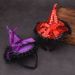 Unisex Halloween witch pointed hat sequined headband decorated Halloween dance performance witch hat bow lace hair._viptrois.com