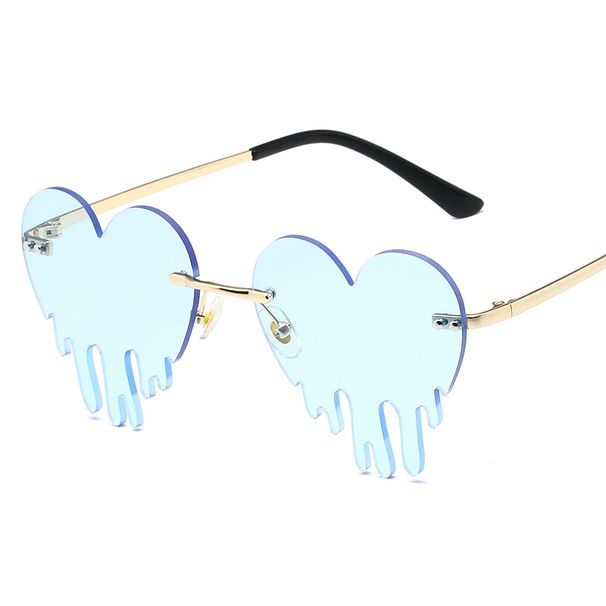 Love Tears Sunglasses - Trendy Frameless Metal Sunglasses For Women (Party & Fashion Style Fashion Trends Hot-selling)_viptrois.com
