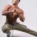 Men's clothing cargo pants Thin elastic leg running training pants_viptrois.com