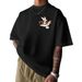 Men's Clothing New Men's Short Sleeved T Shirt 230g Pure Cotton Peace Dove Pattern Round Neck Bottoming Shirt Loose Casual_viptrois.com