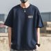 Extra large size 300 Jin 1977 cotton short-sleeved T-shirt men's top suede summer loose top half-sleeved fat trendy brand_viptrois.com