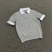 Men's Clothing Old Money Style Knitted Twisted Polo Shirt Short Sleeve Summer Design High End Two Piece T Shirt_viptrois.com