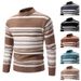 "Men's Crew Neck Pullover Sweater – Plus Size Casual Knitwear, Soft & Warm Autumn/Winter Base Layer (M-XXXL)"_viptrois.com